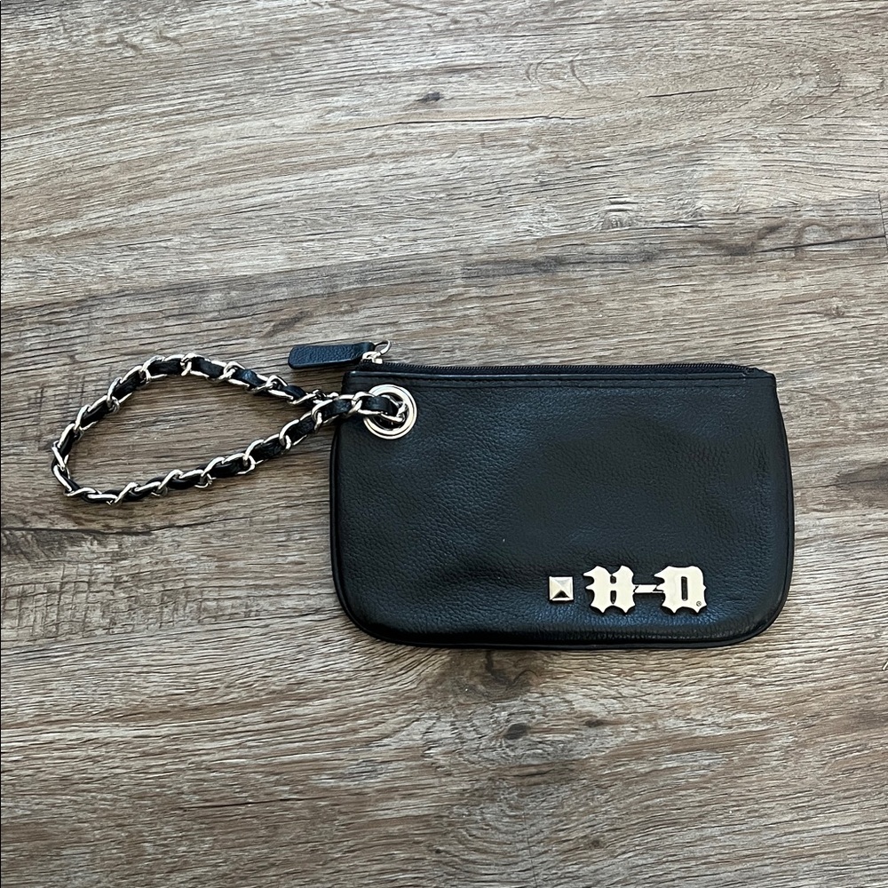 Harley-Davidson Black Wristlet with Chain Detail